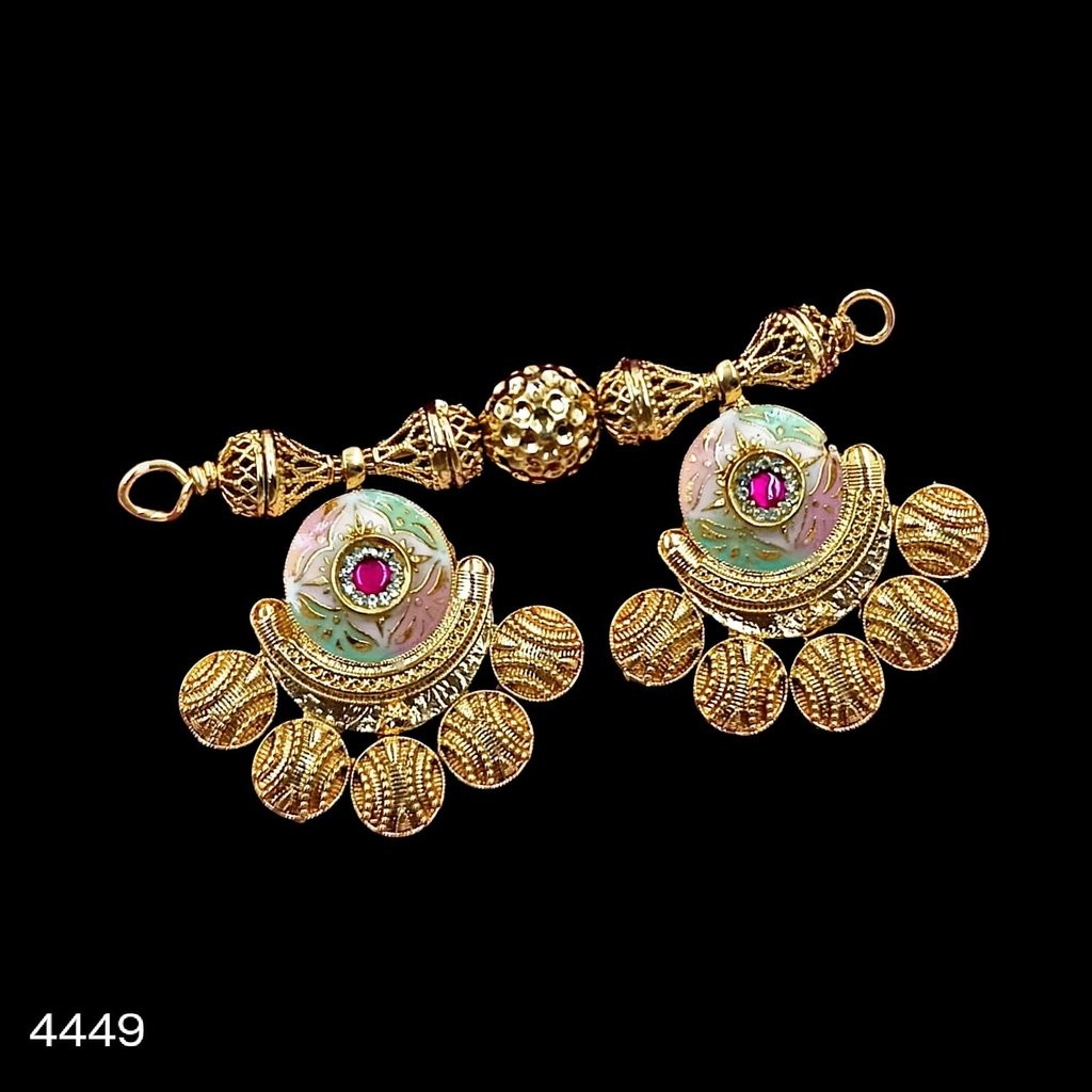 4449 MS Pandal SA00818PB Classic 4449 MS Pandal in Gold