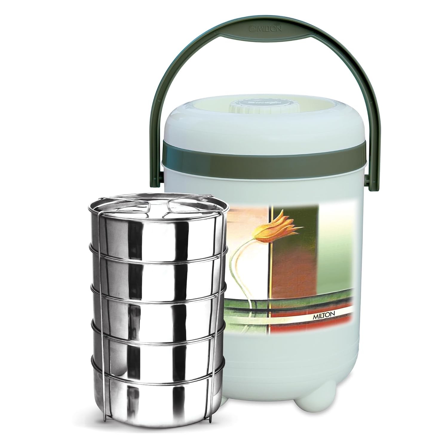 TROJAN 5 CONTAINER 5000ML TIFFIN GREEN (AM-TR5C5000GR523-BM)